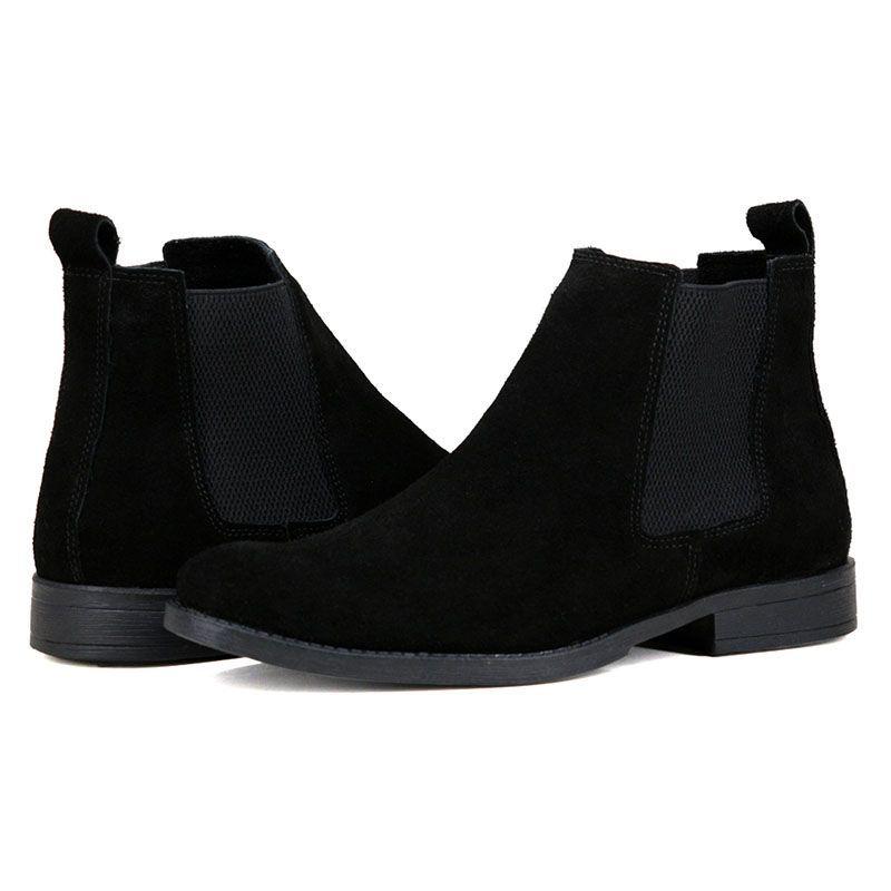 bota chelsea couro masculina