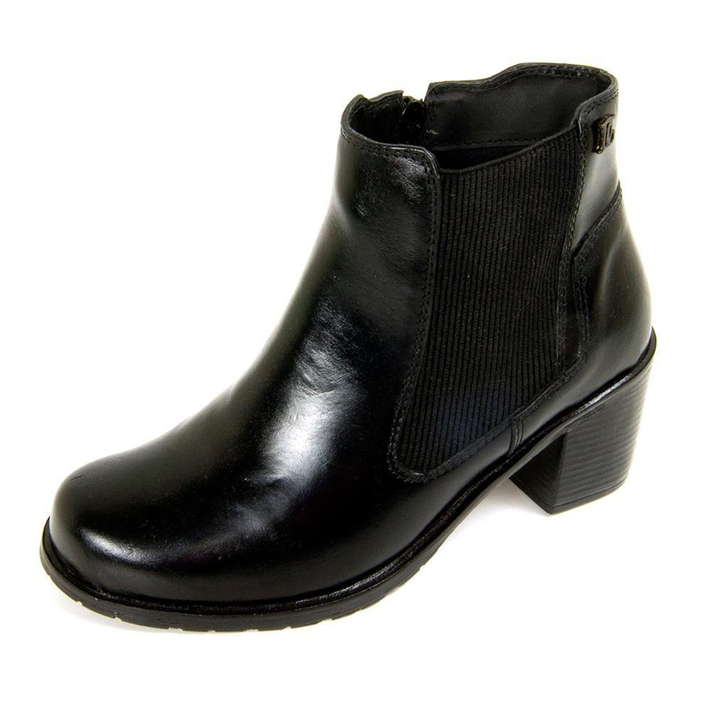 bota bico de aço confortavel feminina