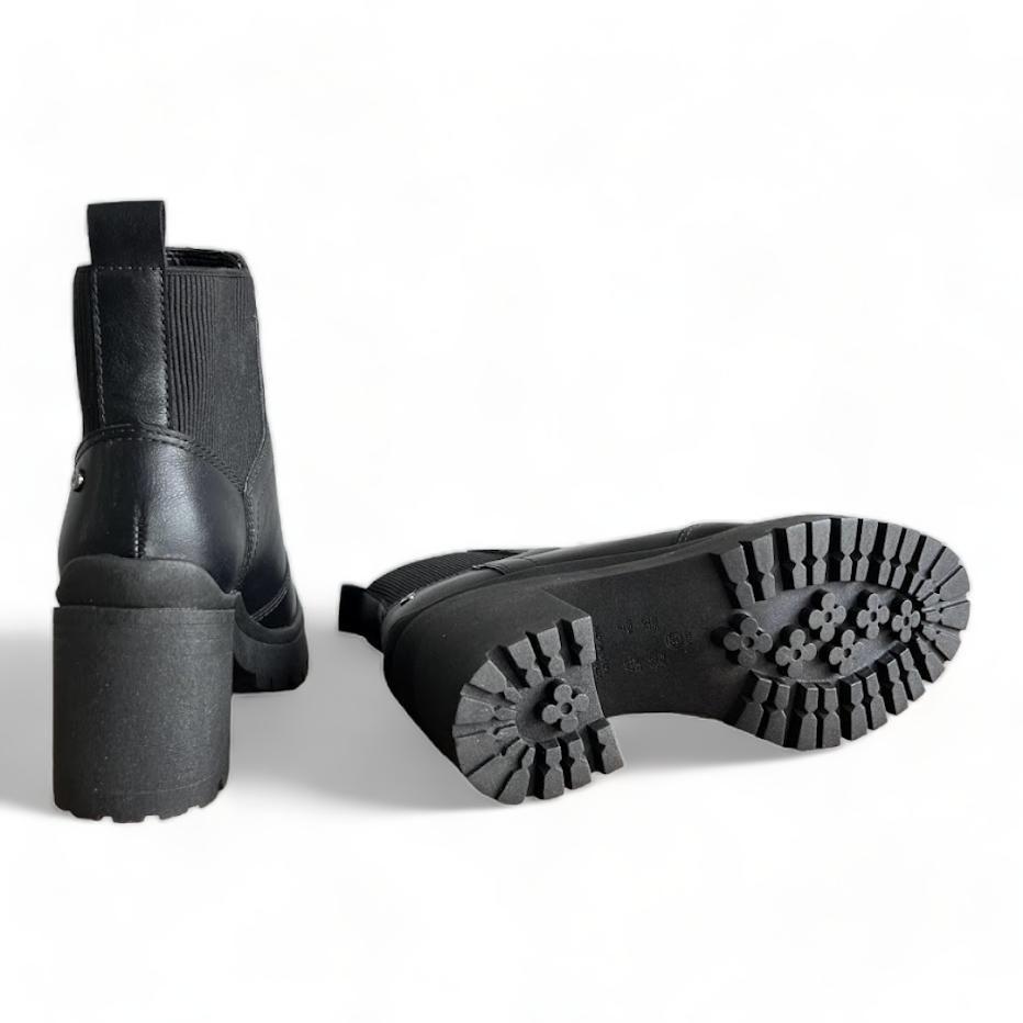 Bota Chelsea Feminina Tratorada Salto Confortável Ramarim Bota