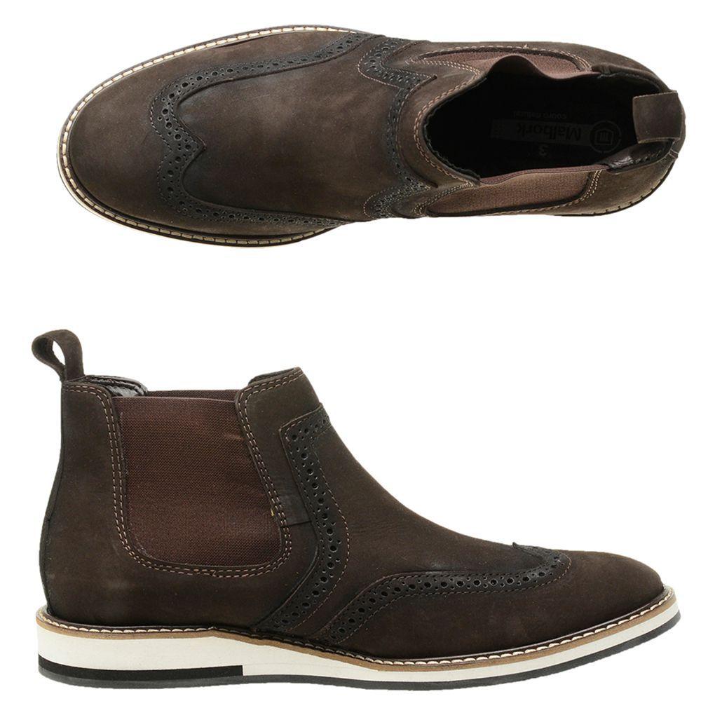 Bota Chelsea Oxford Masculina Malbork Em Couro Café 69963 CAFÉ - Bota  Masculina - Magazine Luiza