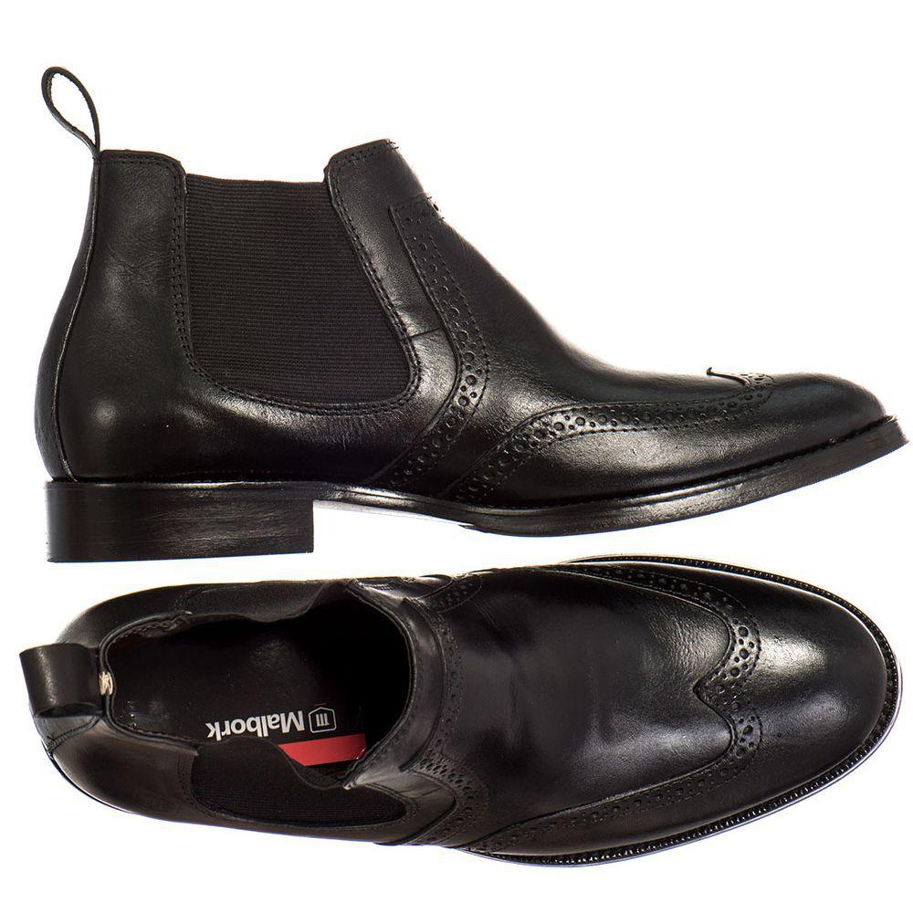 Bota Chelsea Oxford Masculina Malbork em Couro PRETO 69961 PRETO - Bota  Masculina - Magazine Luiza