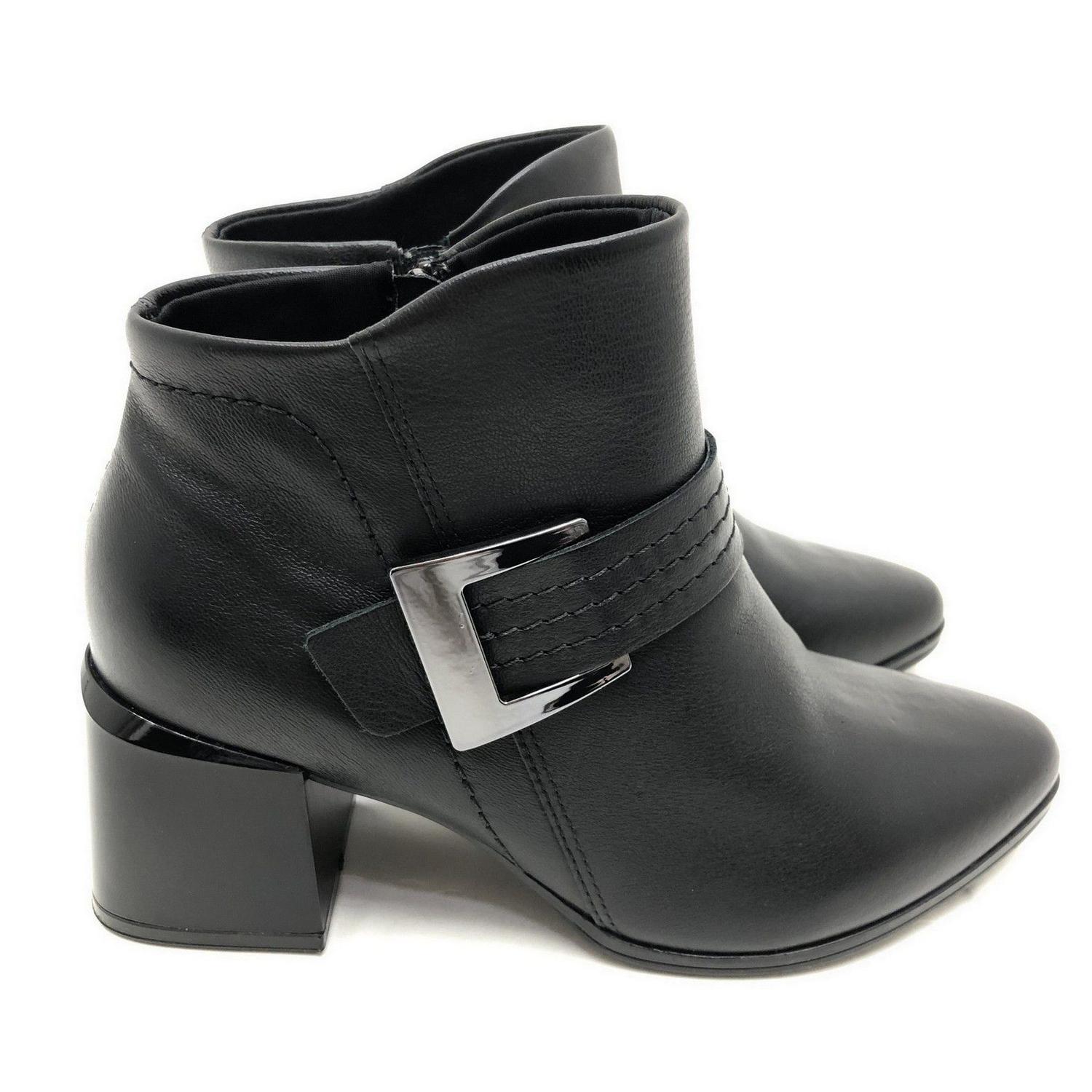 bota comfortflex fivela preta