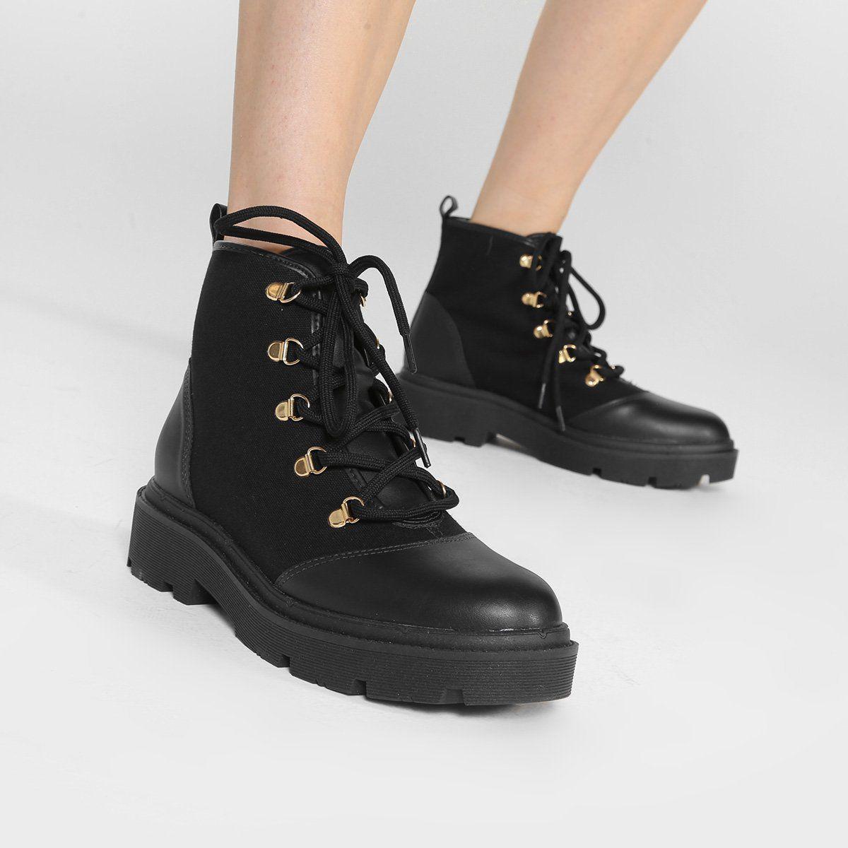 Bota Coturno Beira Rio Tratorada Feminina Bota Coturno Beira Rio - Main Image