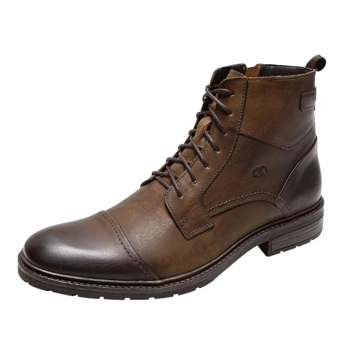 Bota Democrata Botas Masculinas Com CadarÃ§o Bota Masculina Cano