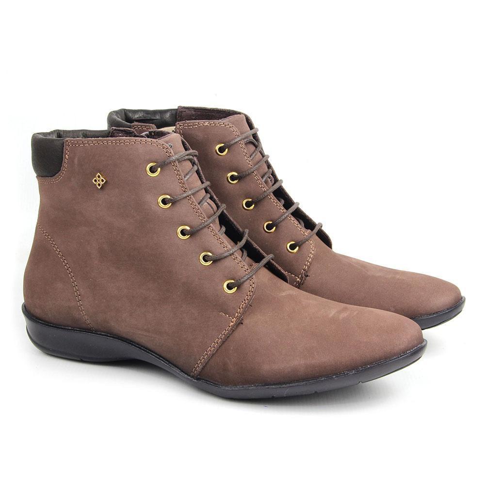 Bota Coturno Feminina Cano Curto Confortável Zíper - Perlatto - Coturno  Feminino - Magazine Luiza