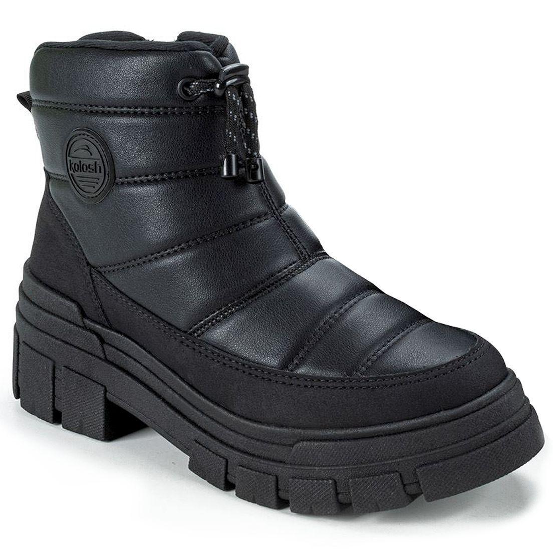 Bota Da Kolosh Bota Coturno Feminina Cano Curto Conforto Kolosh