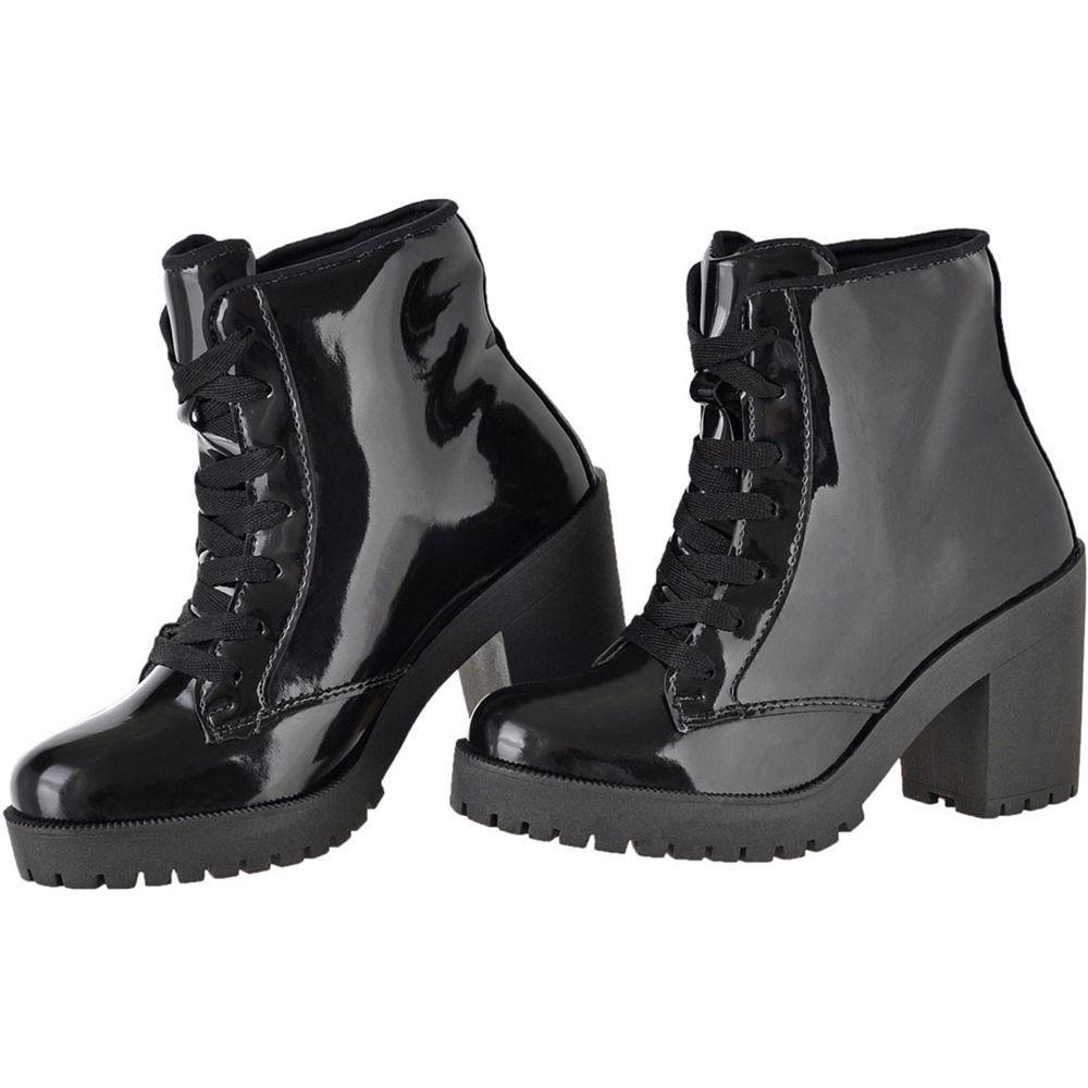 bota verniz salto grosso
