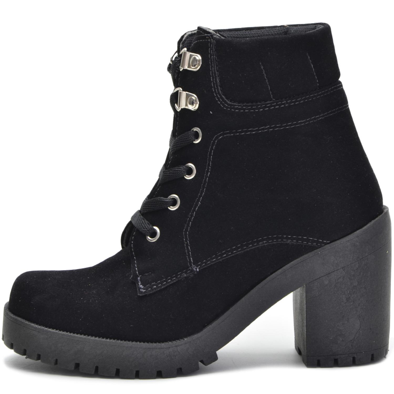 bota de cano curto tratorada