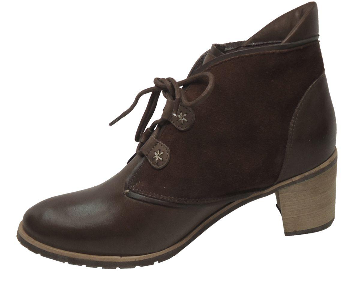 bota via paula de couro