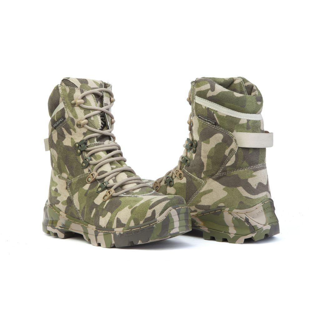 coturno verde militar feminino