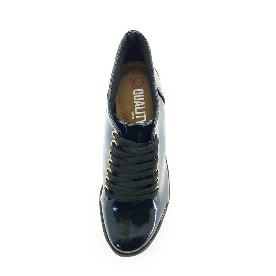 bota coturno azul marinho