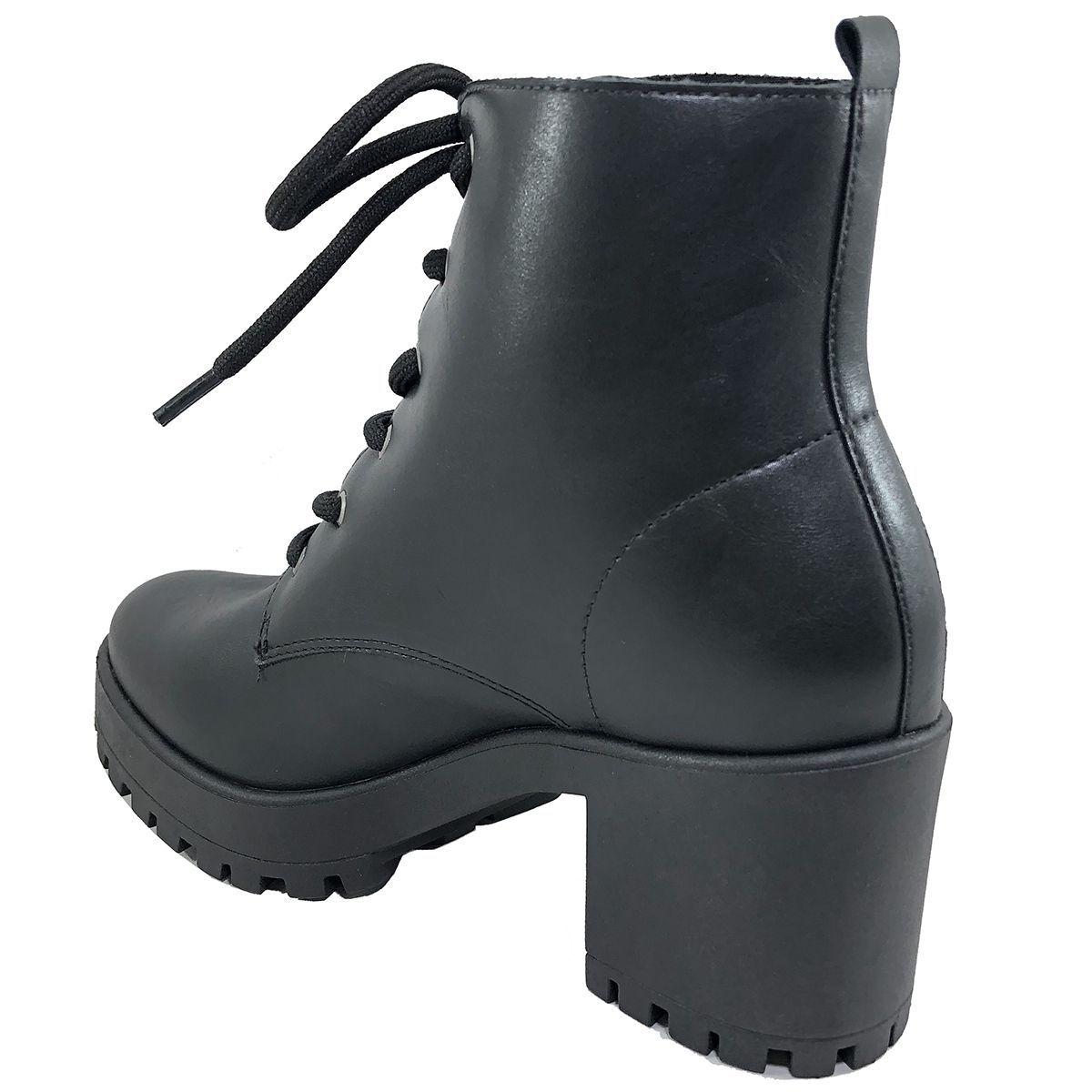 bota coturno ramarim tratorada feminina