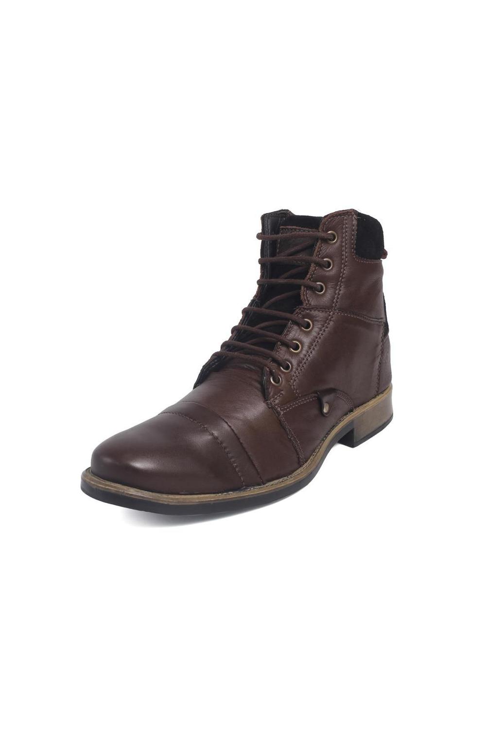 bota coturno social masculina
