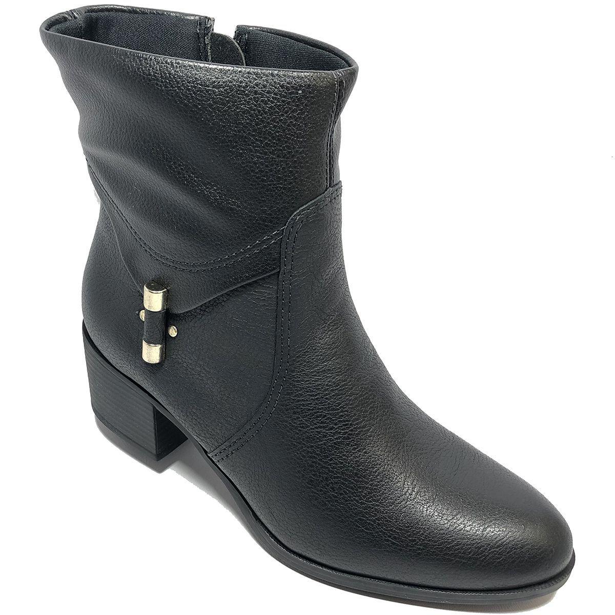 bota couro bottero textura preta