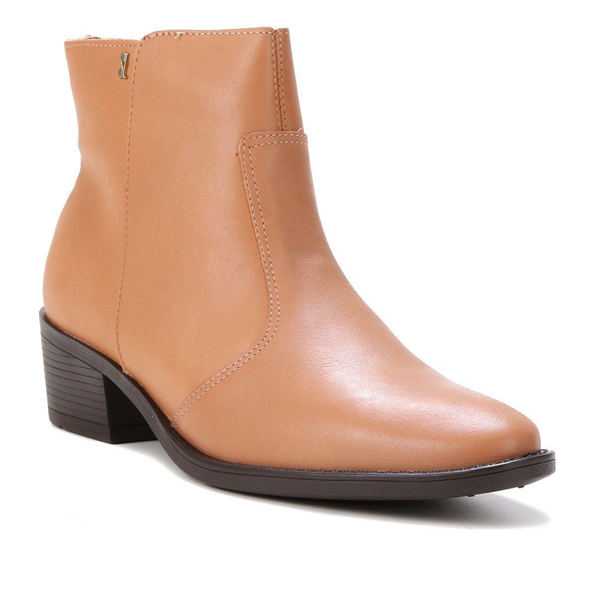 Bota Couro Cano Curto Santa Lolla Bico Fino Feminina - Bota Feminina -  Magazine Luiza