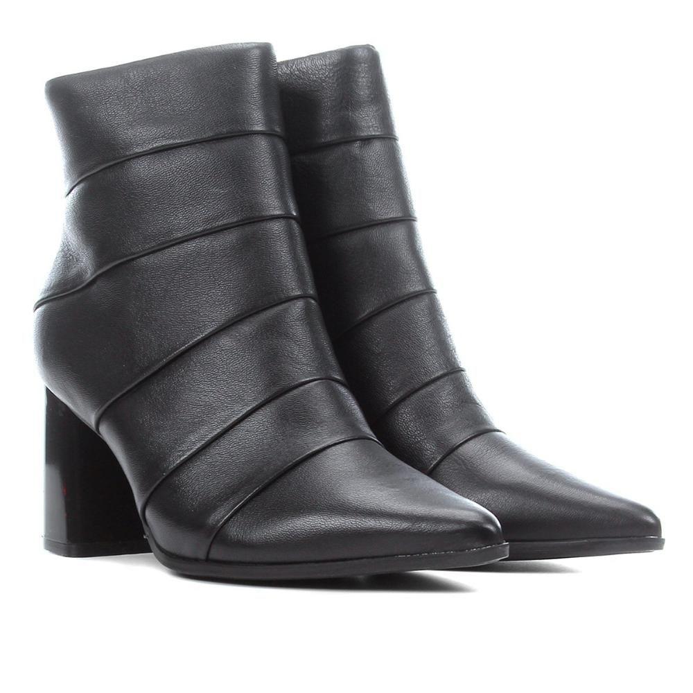 bota couro salto