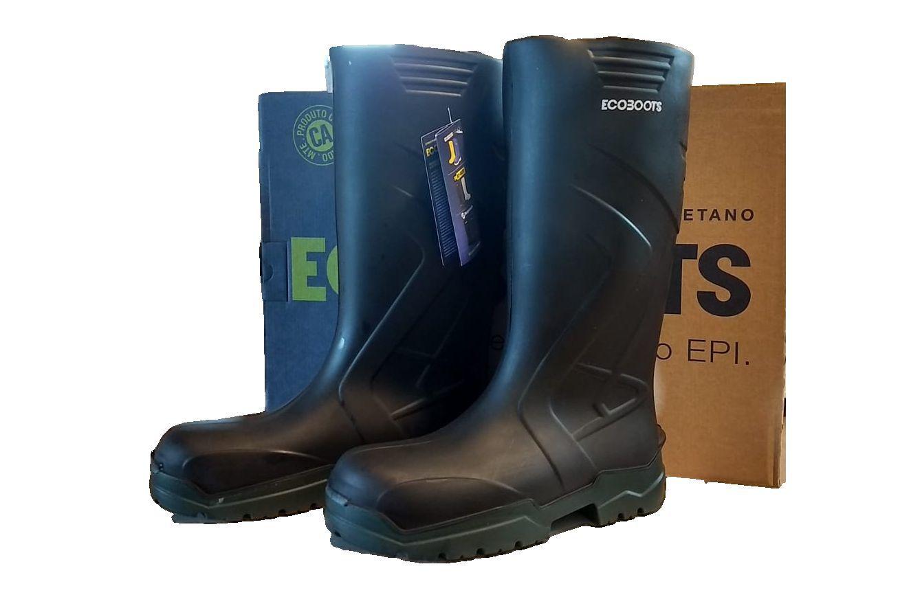 Bota De Pu Cano Longo Preto/ Solado Verde Ecoboots Tam- 41 - Outros Moda e  Acessórios - Magazine Luiza