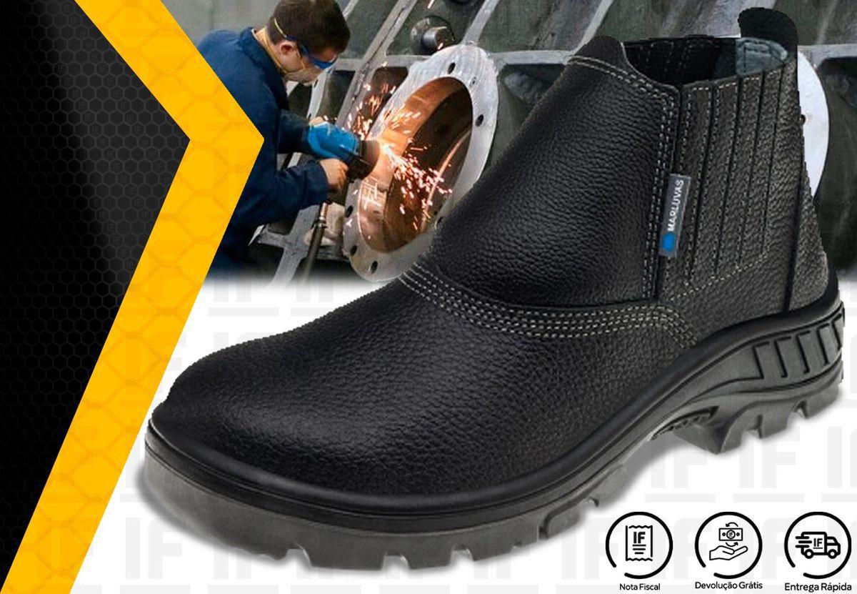 Bota De Segurança Para Trabalho Profissional - Marluvas - Bota de ...