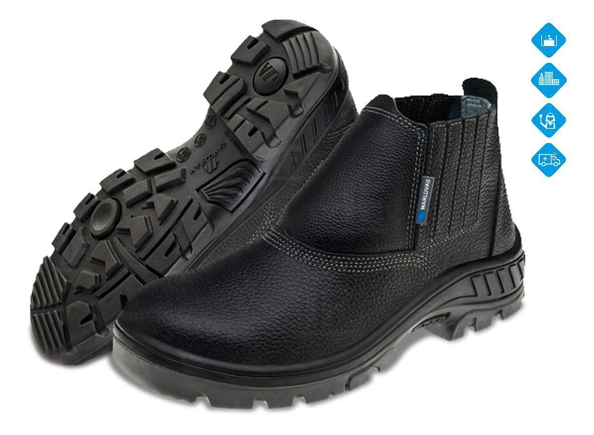 Bota De Segurança Para Trabalho Profissional - Marluvas - Bota de ...