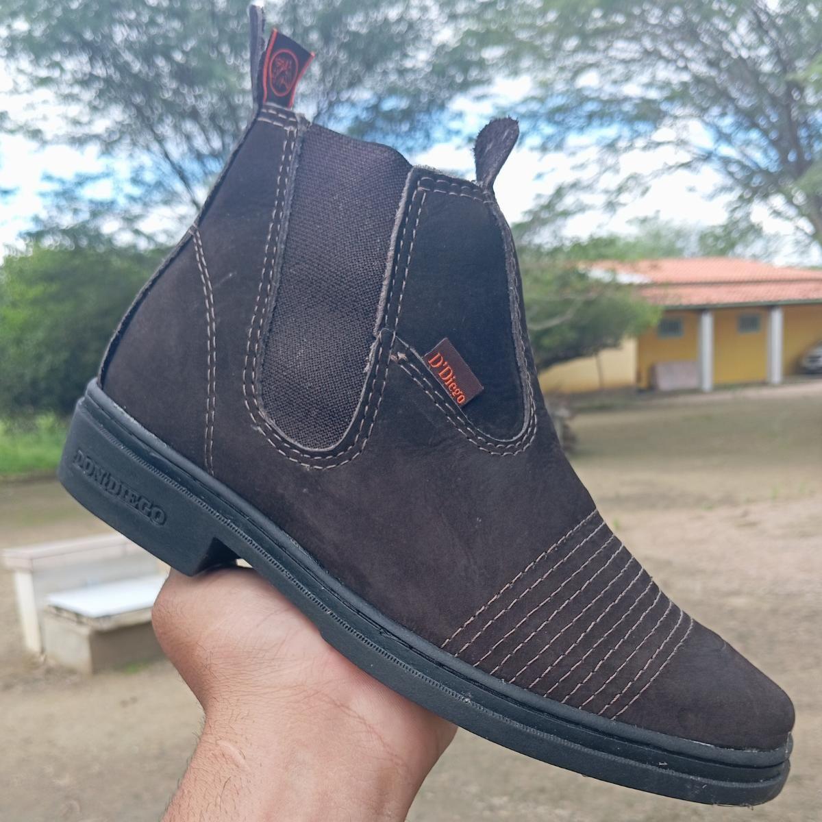 Diego Botas Vaquejada Bota Botina Don Diego Unissex 100% Original