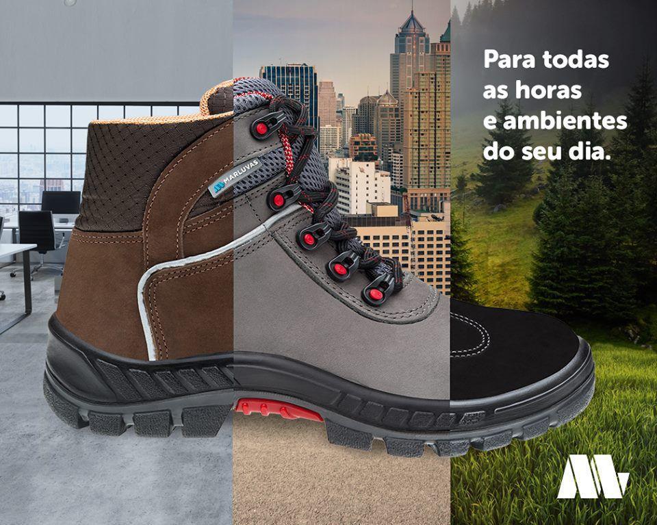 Bota EPI Adventure Couro Nobuck Marluvas Premier 75BPR29 - Sapato de  Segurança - Magazine Luiza