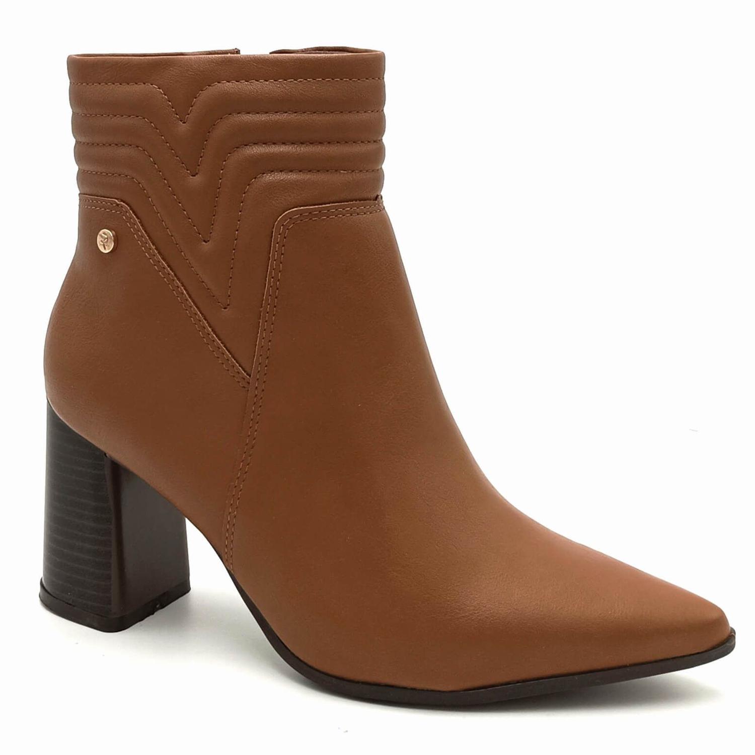 Bota Marrom Botas Cano Curto 2019 Ramarim Marrom Ramarim Bota