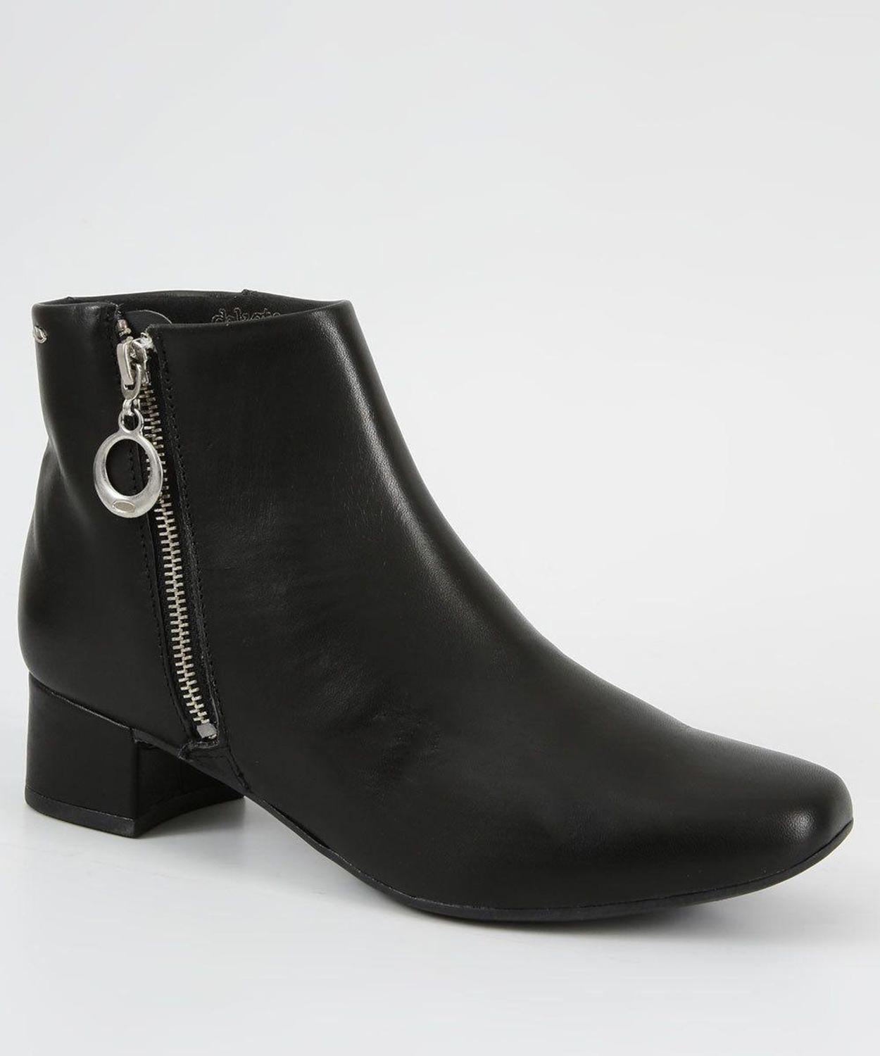Bota Feminina Cano Curto Salto Baixo Grosso Dakota - Moda Feminina -  Magazine Luiza