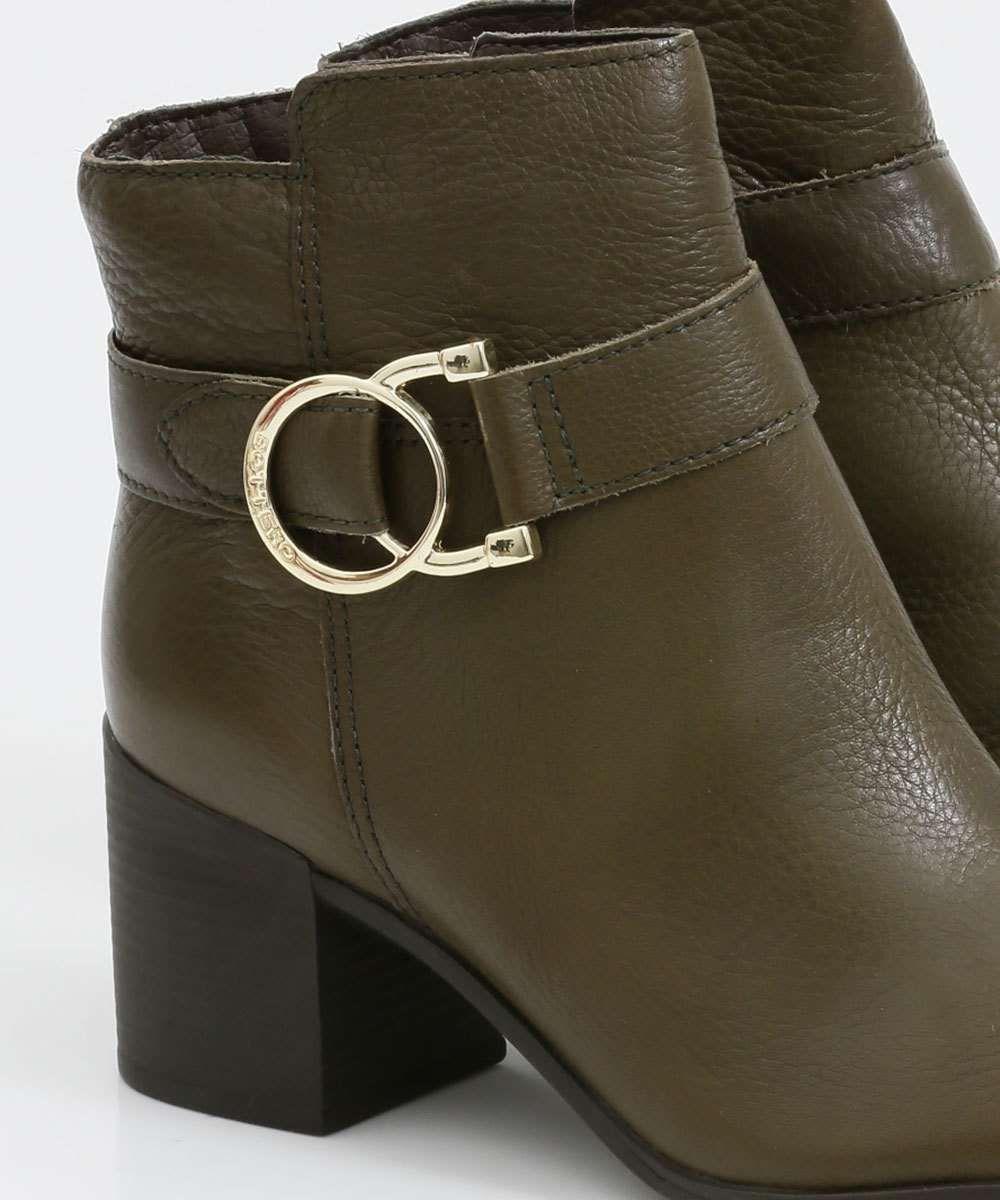 Bota Feminina Cano Curto Salto Grosso Fivela Bottero - Bota Feminina -  Magazine Luiza