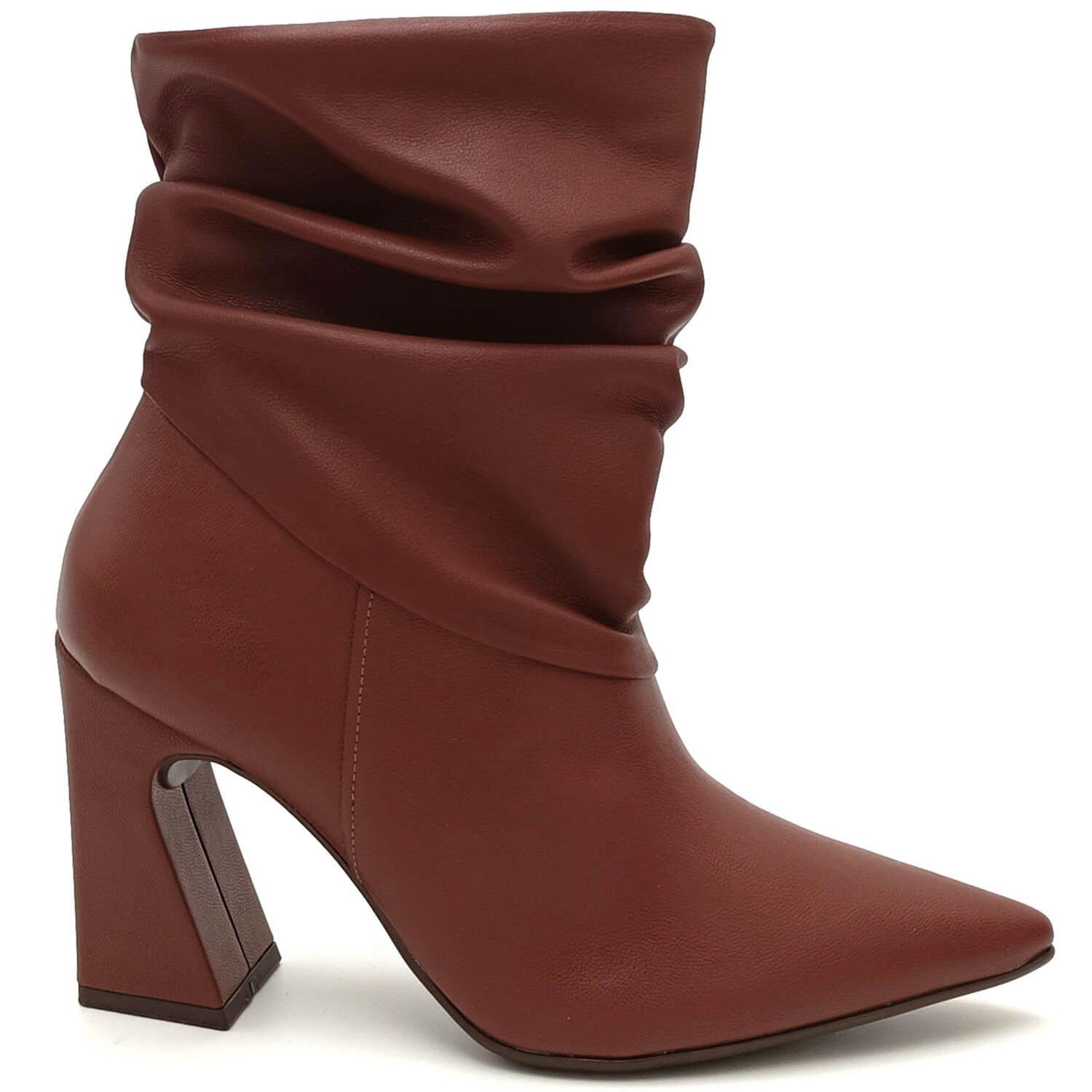 Bota Salto Alto Piccadilly Bota Cano Alto Bota Feminina Cano Médio