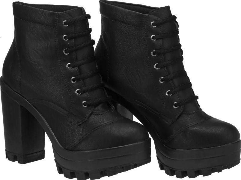 bota cano baixo salto alto
