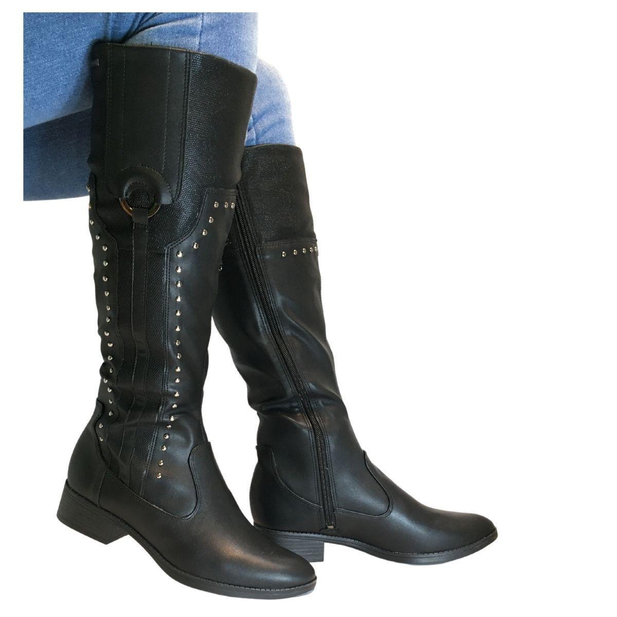 Bota Feminina Cano Alto Salto Baixo Bottero | Marisa