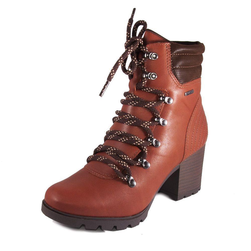 bota de couro feminina dakota