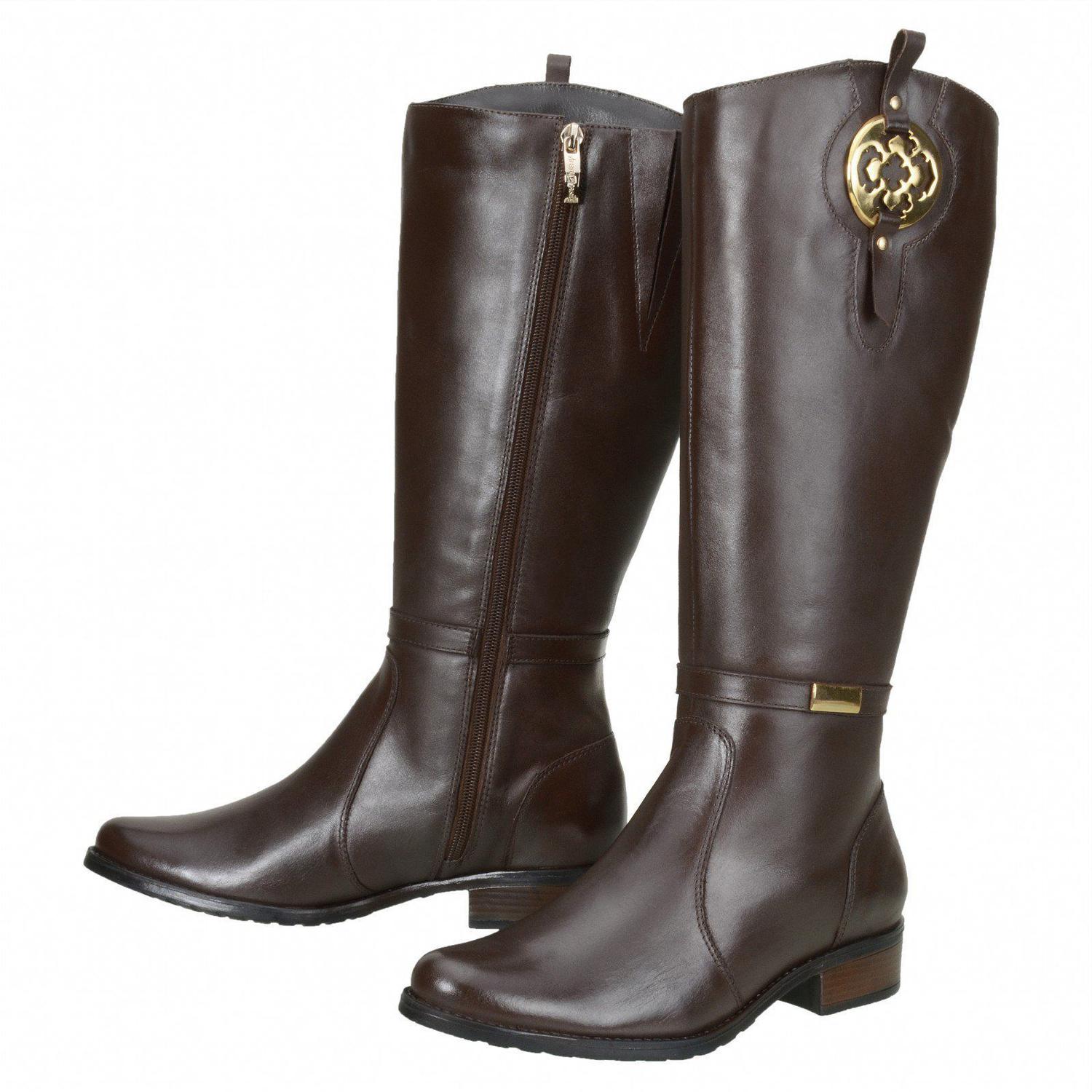 bota couro feminina montaria
