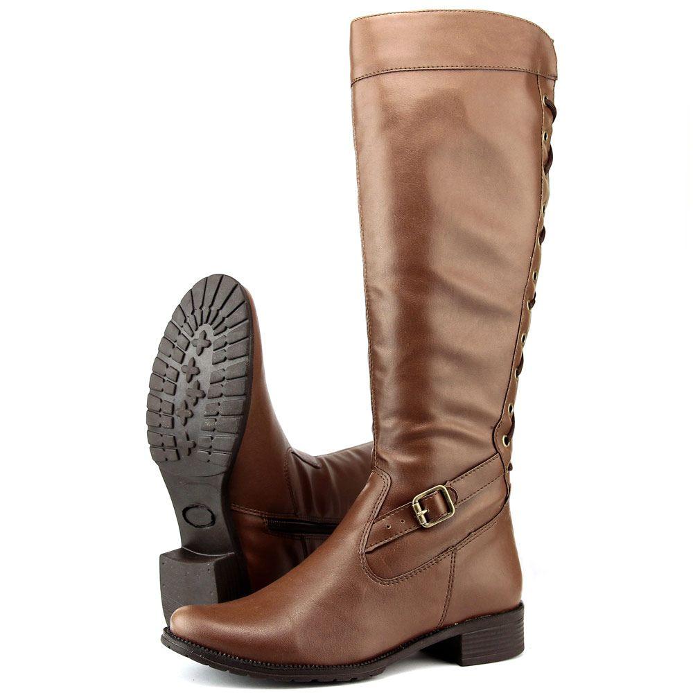 bota cano longo ajustavel
