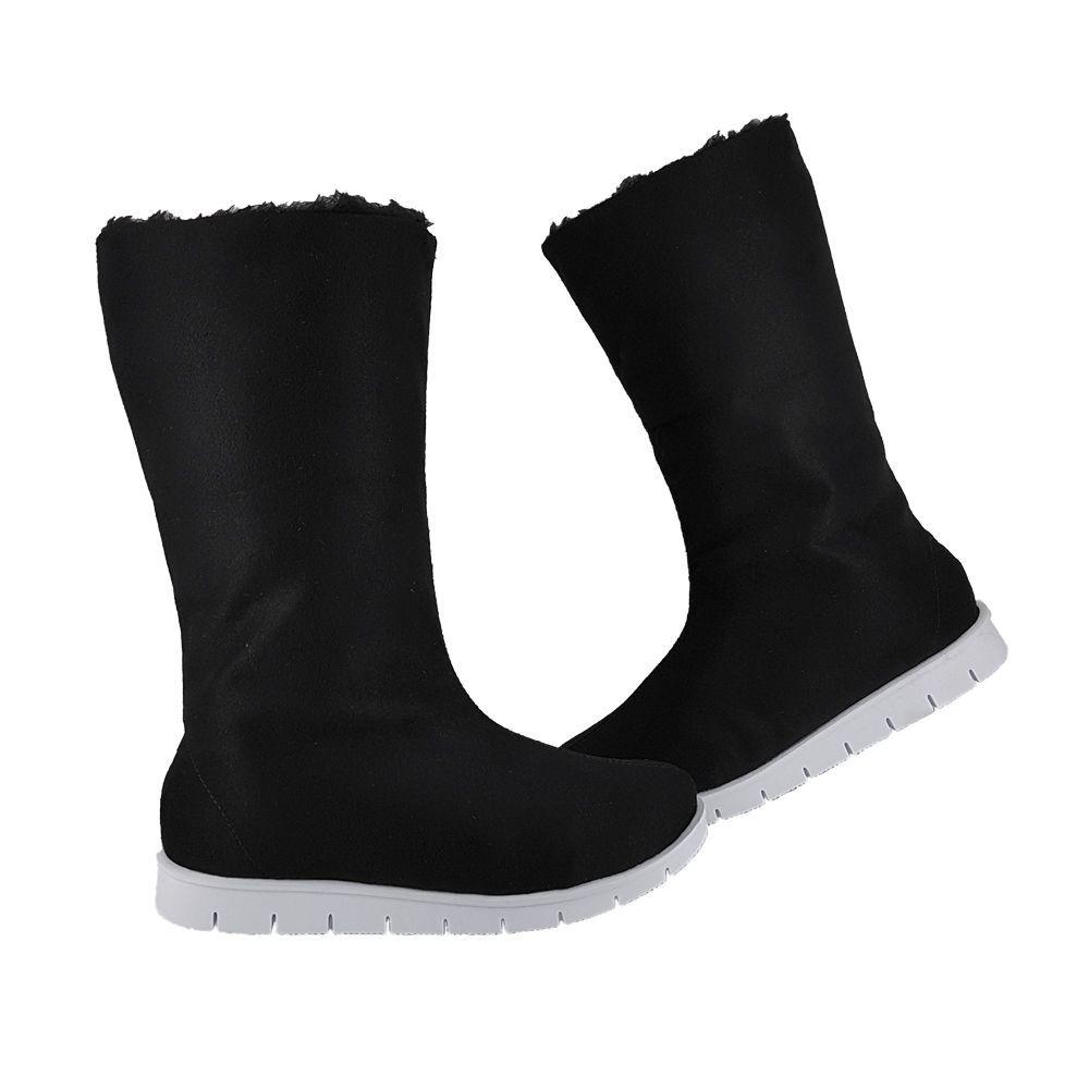 bota pelo feminina neve confort nobuck mooncity