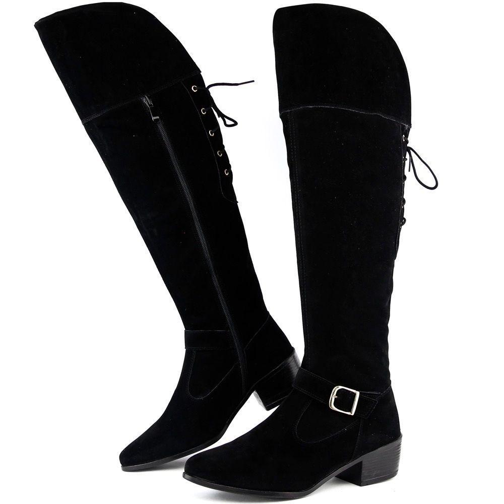 bota over the knee camurca