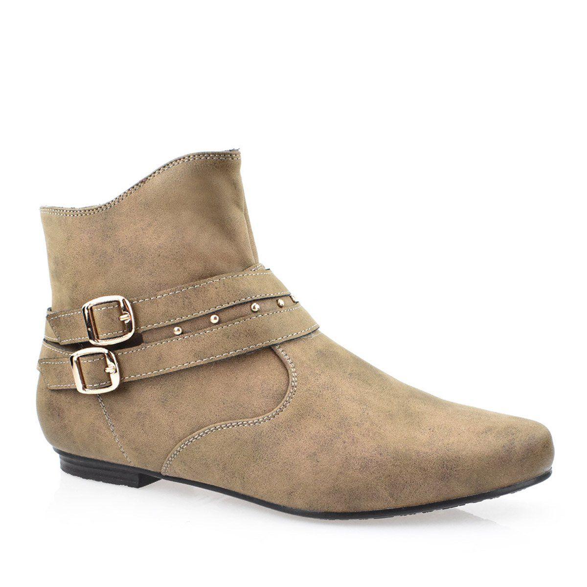bota rasteira cano curto ramarim