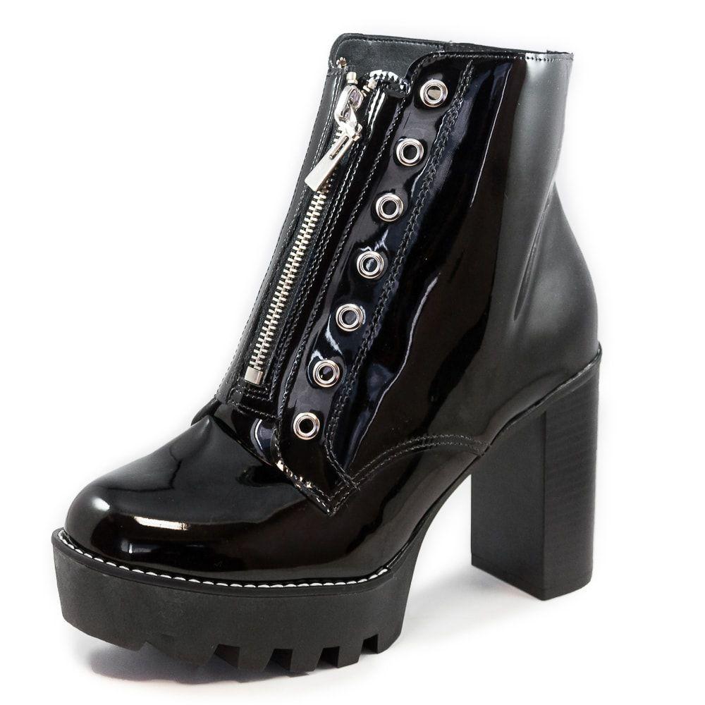 Bota Feminina Coturno Verniz Vizzano 3059101 | Marisa