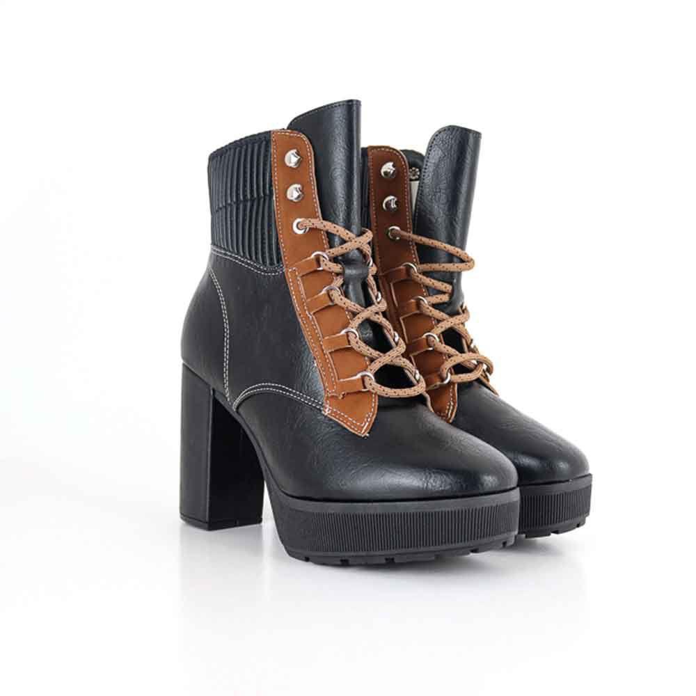 Bota Feminina Vizzano Couro - Bota Feminina - Magazine Luiza