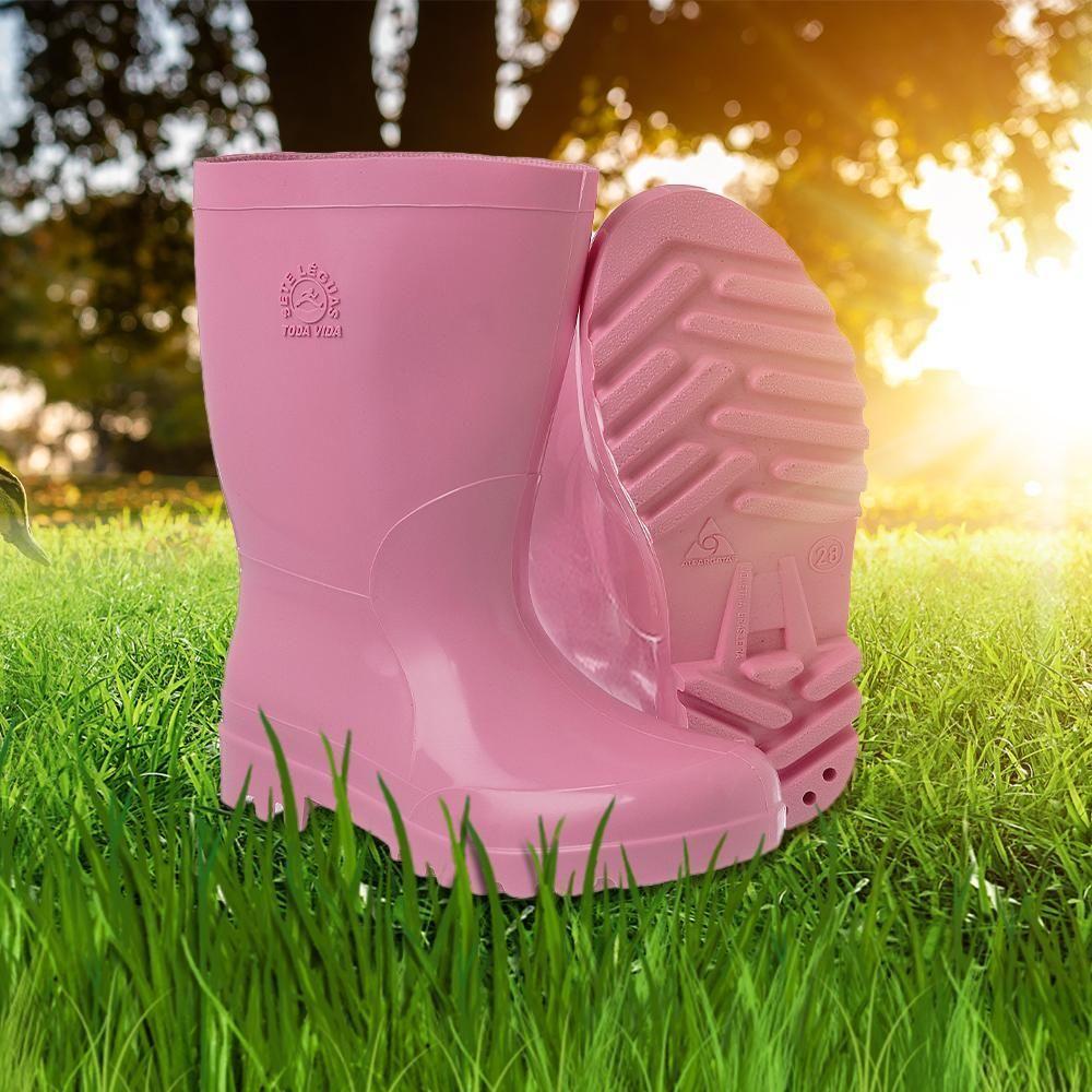 Bota Rosa Infantil Galocha Botas Sete Leguas Bota Galocha Infantil