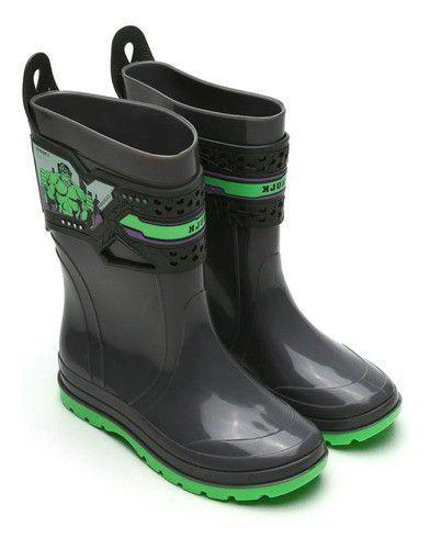 bota infantil do hulk