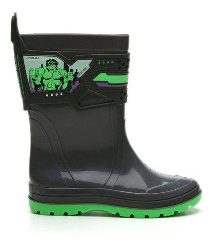 bota infantil do hulk