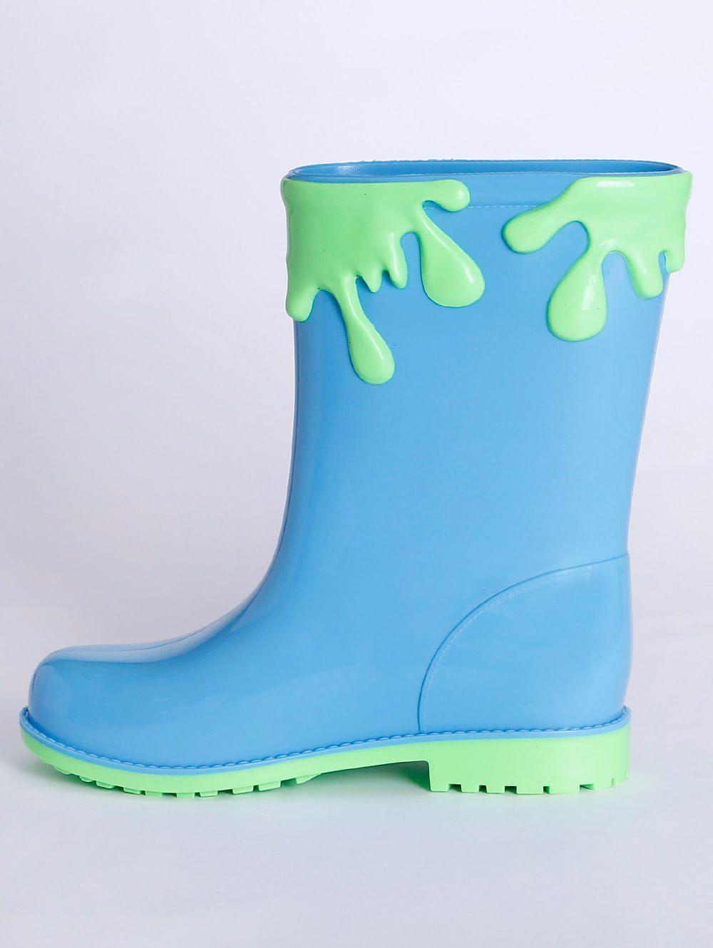 Bota Galocha Luccas Neto Infantil para Menino - Azul/verde - Lucas neto -  Bota Infantil - Magazine Luiza