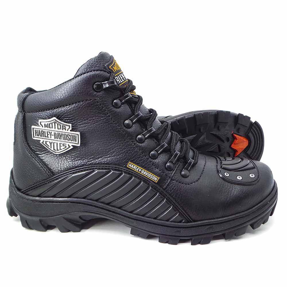 bota harley davidson cano alto