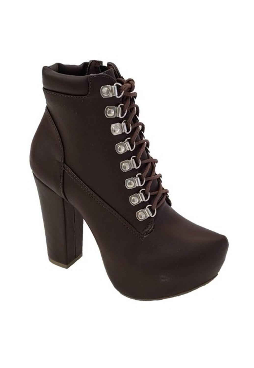 bota meia salto bloco
