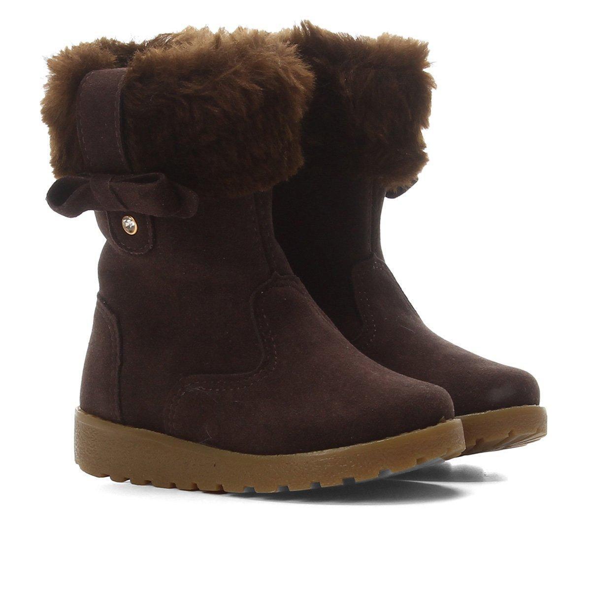 bota com pelo infantil
