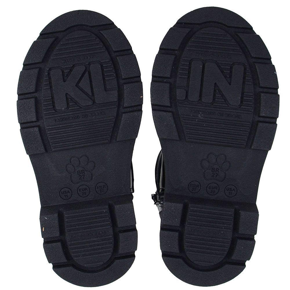 Bota Infantil Feminina Klin London Mini Preta 3650 Bota