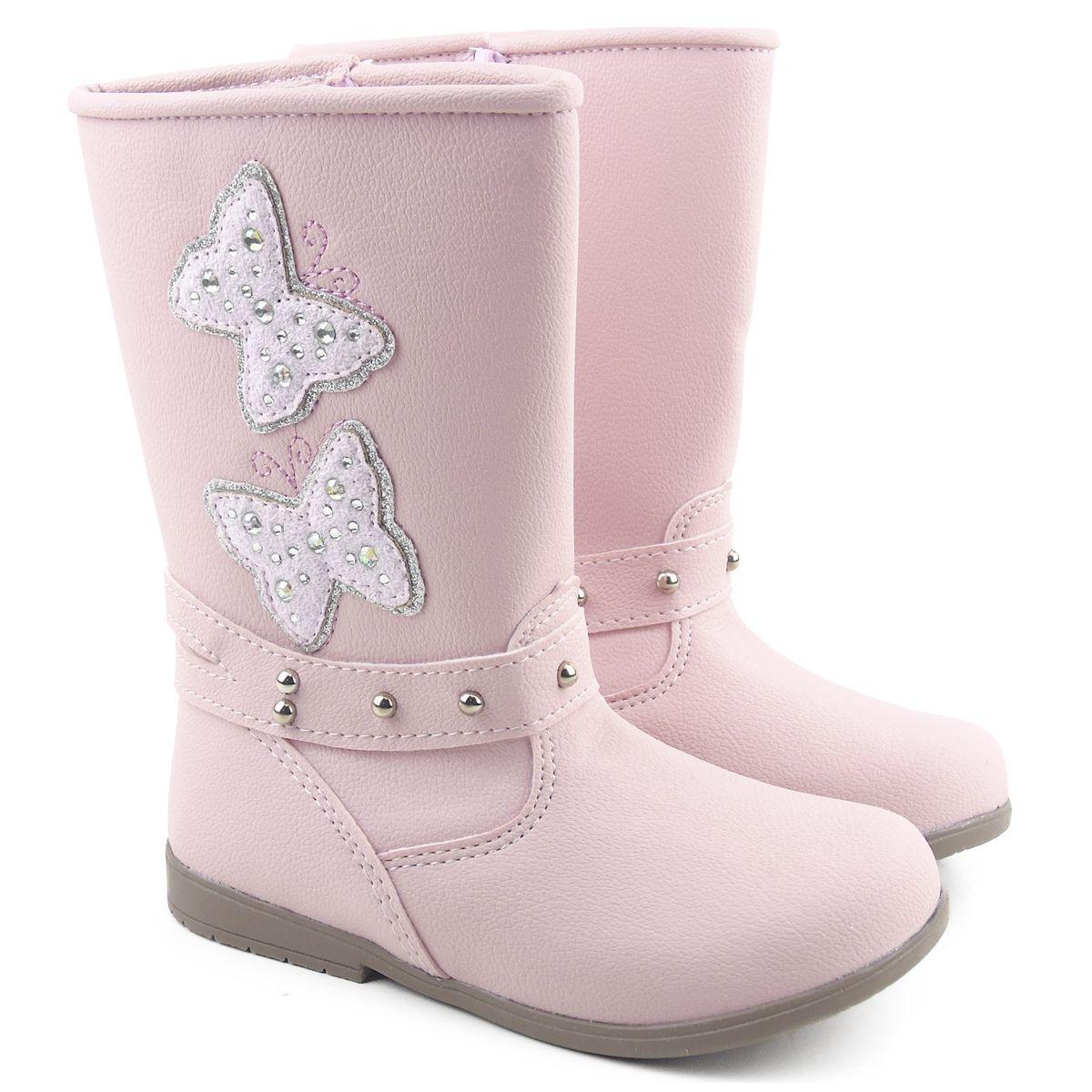 bota rosa de criança
