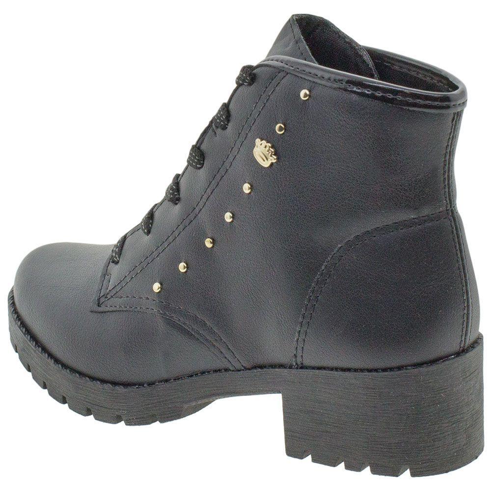bota infantil preta feminina