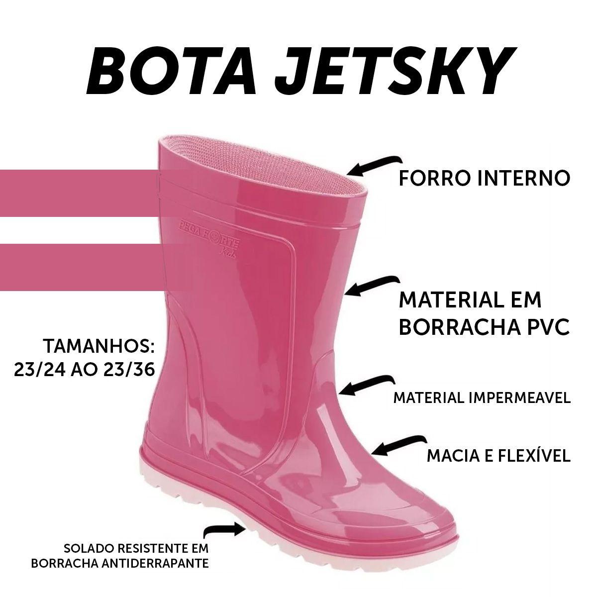 Bota Infantil Grendene Jet Sky Cores E Tamanhos A Escolher Bota